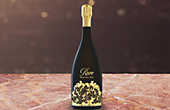 フランス産のシャンパーニュ(シャンパン)と台紙がセットになった祝電のお酒「パイパーエドシックレア」