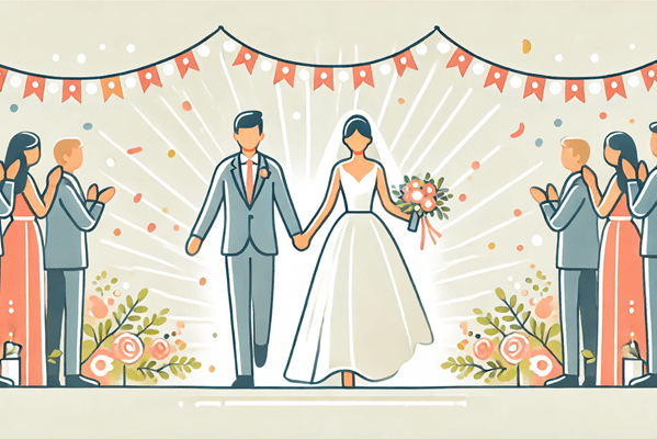 結婚祝いのメッセージと一緒にプレゼント付き電報を送ろう