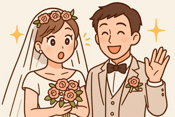 【結婚式】サプライズにおすすめの祝電