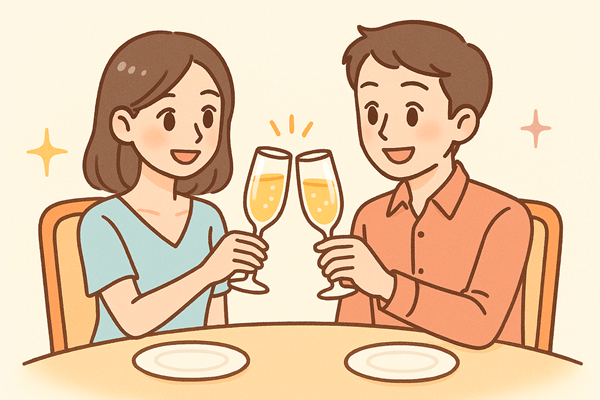 【結婚記念日】サプライズにおすすめの祝電