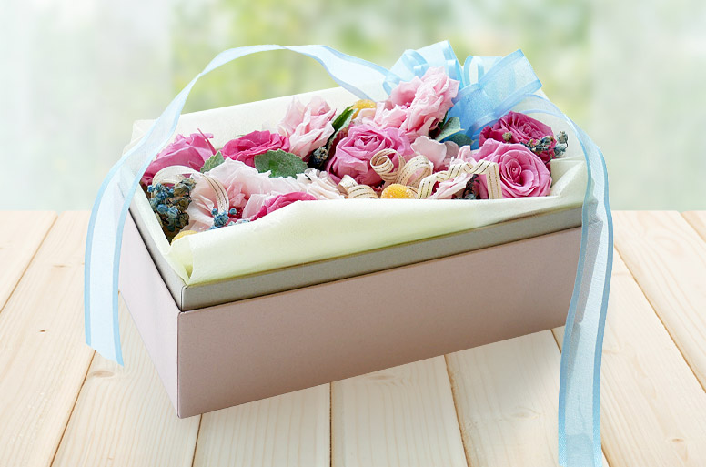 プリザーブド　ピンク
