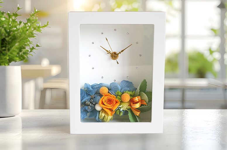 プリザーブド clock