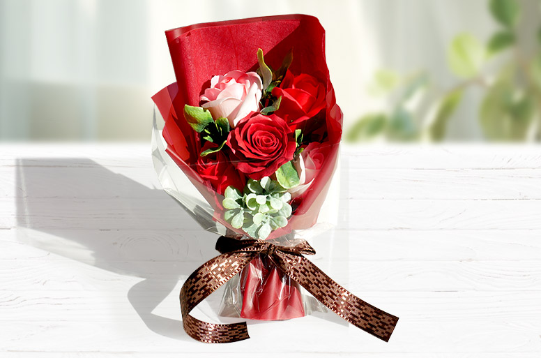 ソープフラワー ピュアレッド