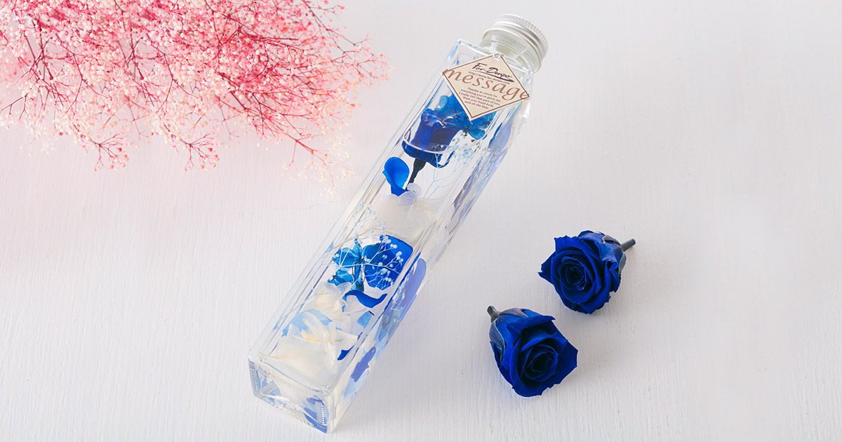 ◆ハーバリウム　171  夢色のお花の冬ボトル*.:。✿*゜¨ お花のハーバリウム（100ml） | N&N FIND JAPAN co.,Ltd.
