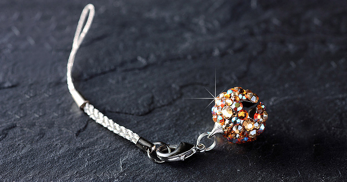 スワロフスキー ゴールドクリスタルストラップ Bell-G｜結婚祝い・誕生