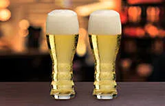 ドイツ製クリスタルのビールグラスと祝電台紙がセットになったプレミアムギフト「クリスタル ビールグラス」｜お祝いに贈る上質な祝電ギフト