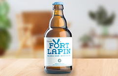 ベルギー産ビールと電報がセットになったプチギフト電報の「フォートラパン　ブラッシュビール」