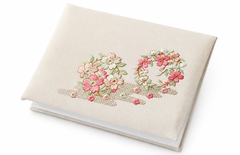 丹後ちりめんと八重花の刺繍台紙｜上質な和風ギフトにおすすめ