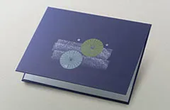 菊輪｜白と黄の菊をあしらったお悔やみ台紙