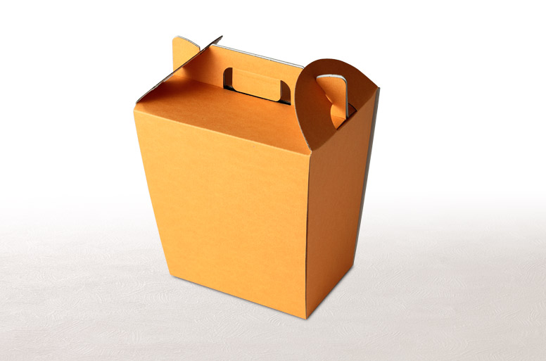 ガラスドーム専用オレンジギフトボックスの画像