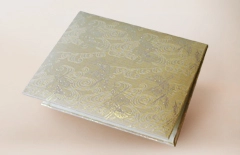 西陣織物 双鶴｜金糸の鶴が舞う上品な祝電台紙